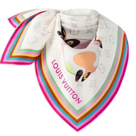 Louis Vuitton x Takashi Murakami NIB NWOT Monogram Superflat Characters Square - Picture 2 of 3